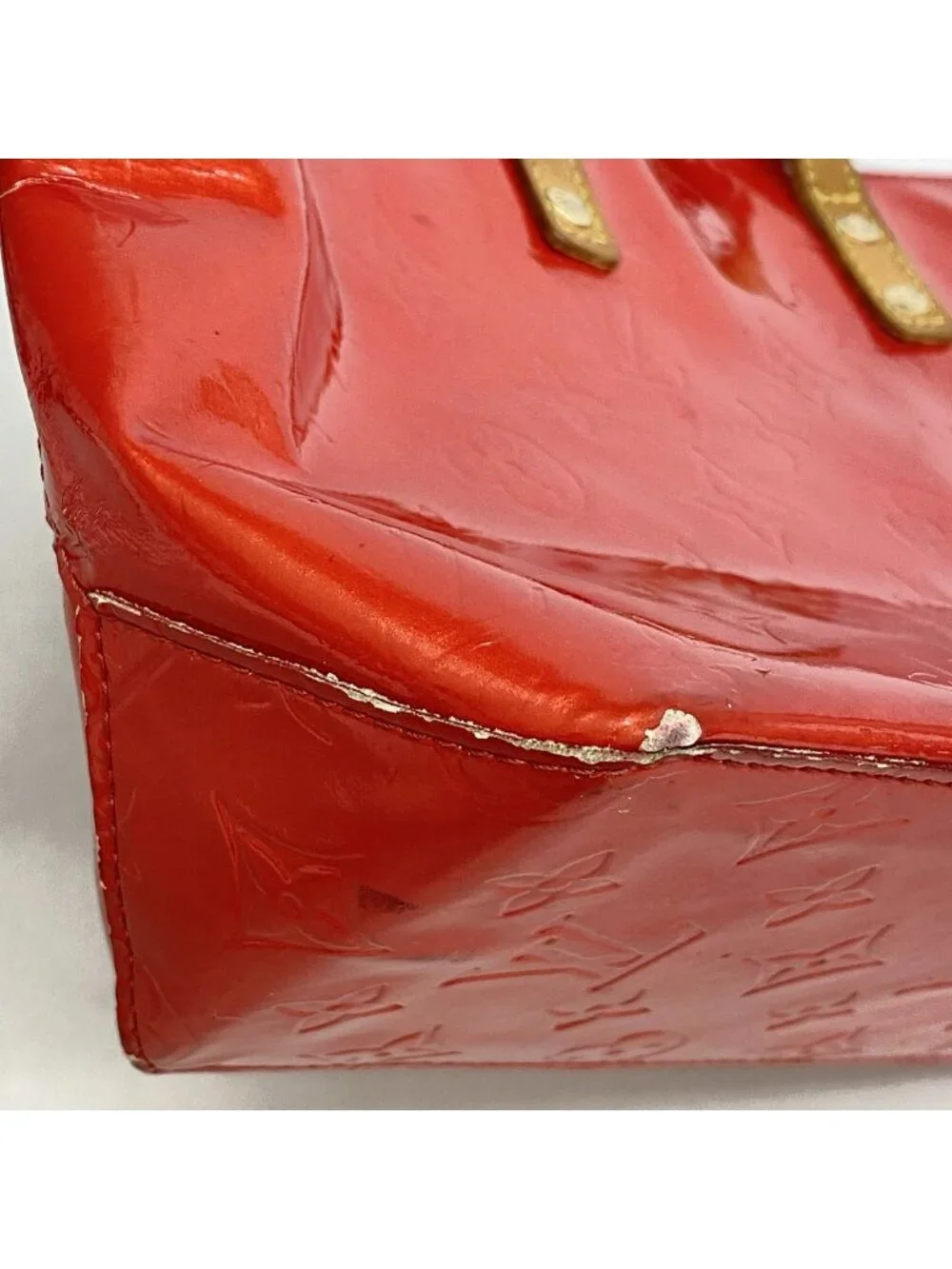 Louis Vuitton Handbag Vernis Reed PM Rouge